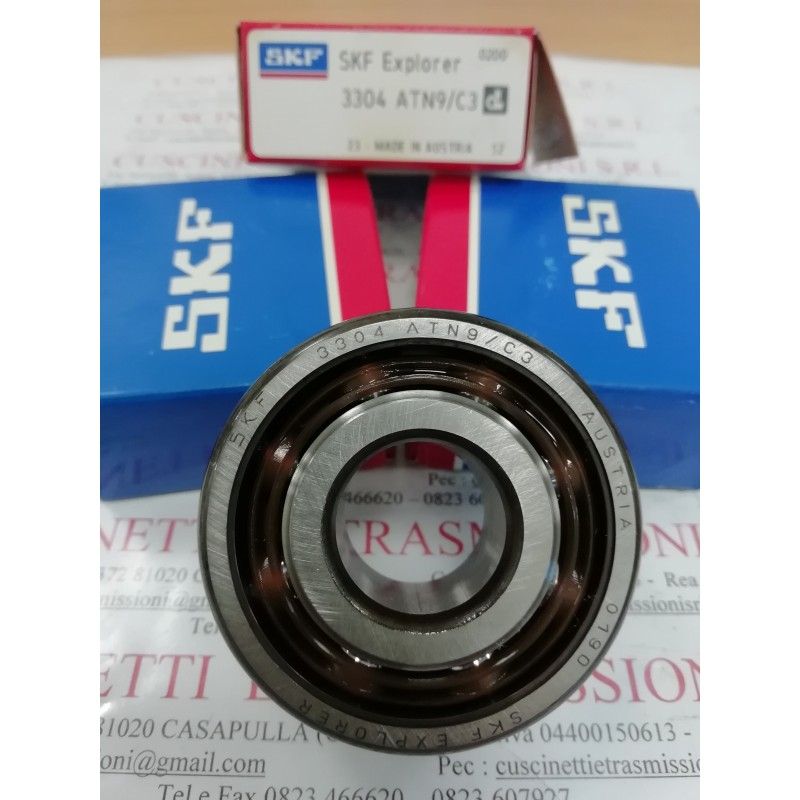 Cuscinetto 3304 ATN9/C3 SKF 20x52x22,2 Weight 0,2114 3304C3,3304-C3,3304/C3,3304ATN9C3 Cuscinetto 3304 ATN9/C3 SKF 20x52x22,2 Weight 0,2114 3304C3,3304-C3,3304/C3,3304ATN9C3