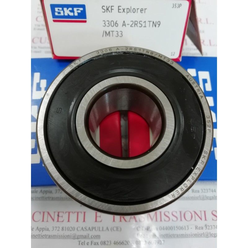 Cuscinetto 3306 A-2RS1TN9/MT33 SKF 30x72x30,2 Weight 0,536 33062RS,3306-2RS,3306A2RS1TN9MT33 Cuscinetto 3306 A-2RS1TN9/MT33 SKF 30x72x30,2 Weight 0,536 33062RS,3306-2RS,3306A2RS1TN9MT33