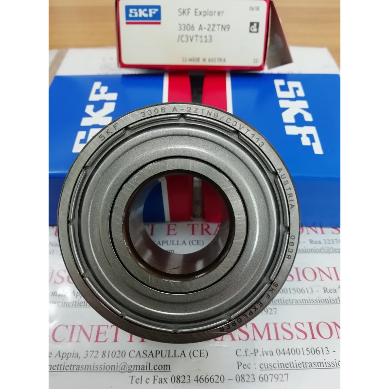 Cuscinetto 3306 A-2ZTN9/C3VT113 SKF 30x72x30,2 Weight 0,5473 33062ZC3,3306-2Z-C3,3306ZZC3,3306-ZZ-C3,3306A2ZTN9C3VT113