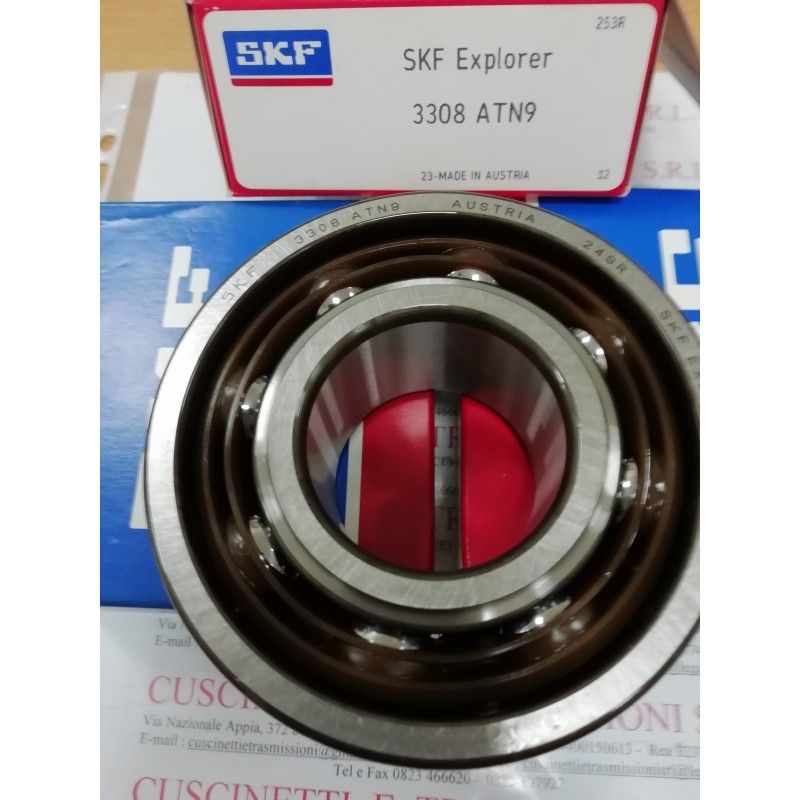 Cuscinetto 3308 ATN9 SKF 40x90x36,5 Weight 0,9418 3308,3308ATN9,3308BDXL Cuscinetto 3308 ATN9 SKF 40x90x36,5 Weight 0,9418 3308,3308ATN9,3308BDXL