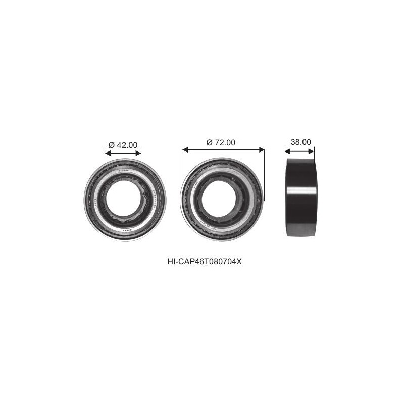 Cuscinetto 46T080704 X KOYO (42x72x38) Weight 0,584 46T080704 X Cuscinetto 46T080704 X KOYO (42x72x38) Weight 0,584 46T080704 X