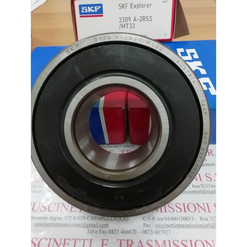 Cuscinetto 3309 A-2RS1/MT33 SKF 45x100x39,7 Gabbia in acciaio 3309A2RS1MT33