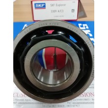 Cuscinetto 3309 A/C3 SKF 45x100x39,7 Gabbia in acciaio 3309AC3,3309A/C3