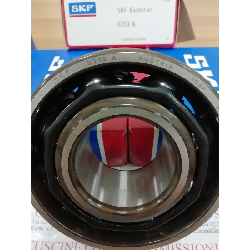 Cuscinetto 3310 A SKF 50x110x44,4 Gabbia in acciaio Weight 1,716 3310A Cuscinetto 3310 A SKF 50x110x44,4 Gabbia in acciaio Weight 1,716 3310A