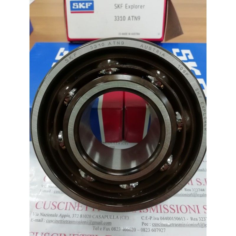 Cuscinetto 3310 ATN9 SKF 50x110x44,4 Weight 1,676 3310,3310ATN9 Cuscinetto 3310 ATN9 SKF 50x110x44,4 Weight 1,676 3310,3310ATN9