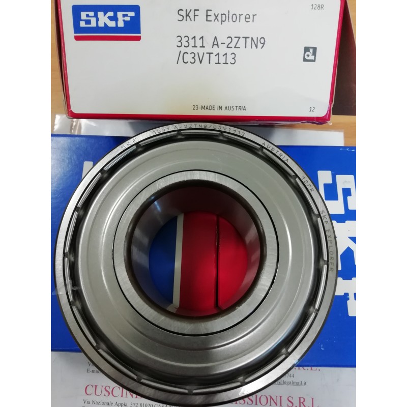 Cuscinetto 3311 A-2ZTN9/C3VT113 SKF 55x120x49,2 Peso 2,17 33112zc3,3311-2zc3,3311zzc3,3311-2z-c3,3311a2ztn9c3,