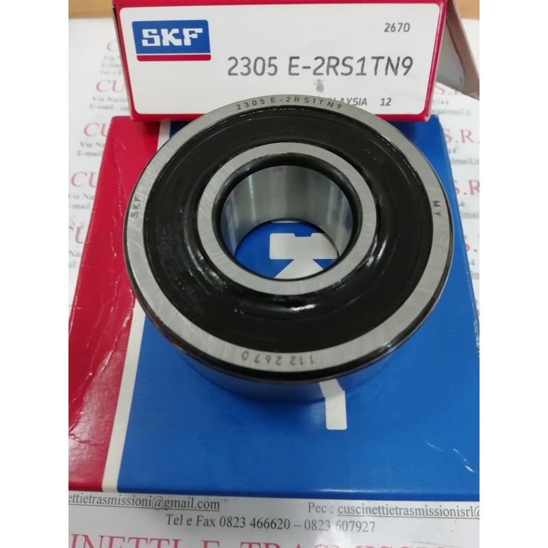Cuscinetto 2305 E-2RS1TN9 SKF 25x62x24 Weight 0,347 2305E2RS1TN9,2305-2RS