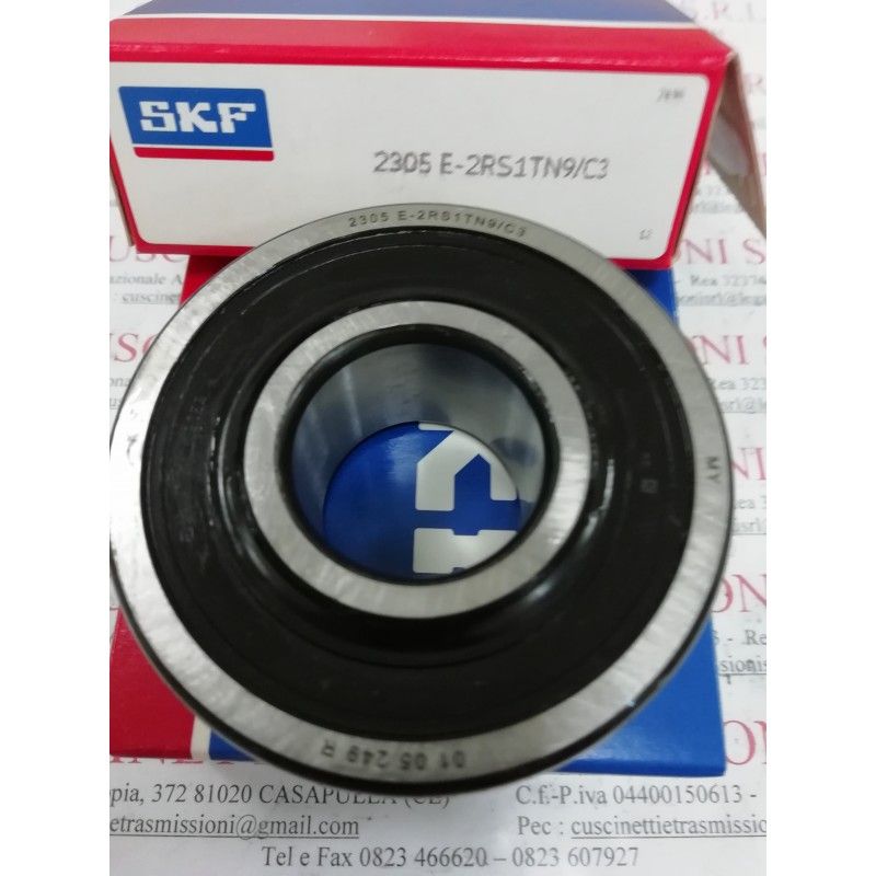 Cuscinetto 2305 E-2RS1TN9/C3 SKF 25x62x24 Weight 0,34 23052RS,2305E2RS1TN9C3,2305-2RS,