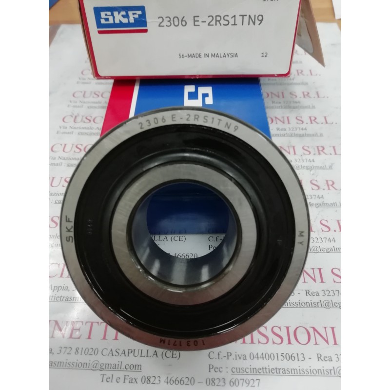 Cuscinetto 2306 E-2RS1TN9 SKF 30x72x27 Weight 0,52 2306E2RS1TN9,2306-2RS