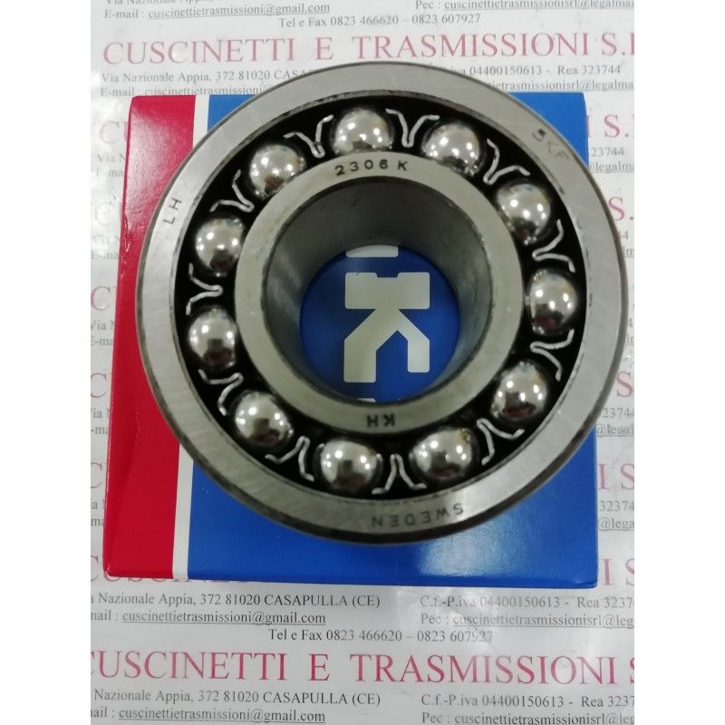 Cuscinetto 2306 K SKF 30x72x27 Weight 0,479 2306K,2306-K Cuscinetto 2306 K SKF 30x72x27 Weight 0,479 2306K,2306-K
