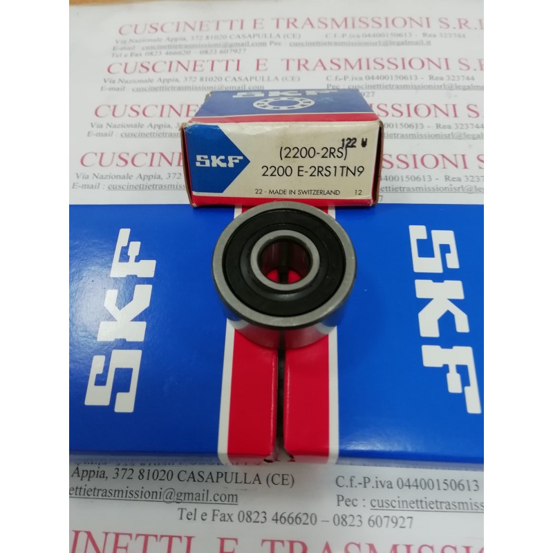 Cuscinetto 2200 E-2RS1TN9 SKF 10x30x14 Weight 0,046 22002rs,2200-2rs,2200e2rs1tn9, Cuscinetto 2200 E-2RS1TN9 SKF 10x30x14 Weight 0,046 22002rs,2200-2rs,2200e2rs1tn9,