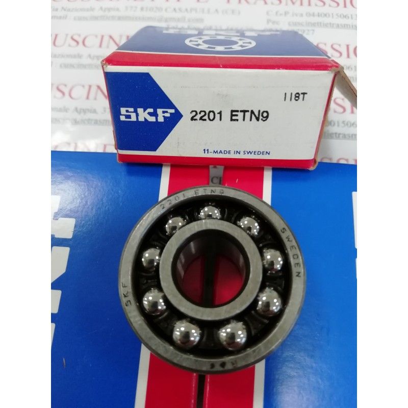 Cuscinetto 2201 ETN9 SKF 12x32x14 Weight 0,049 2201ETN9,2201,