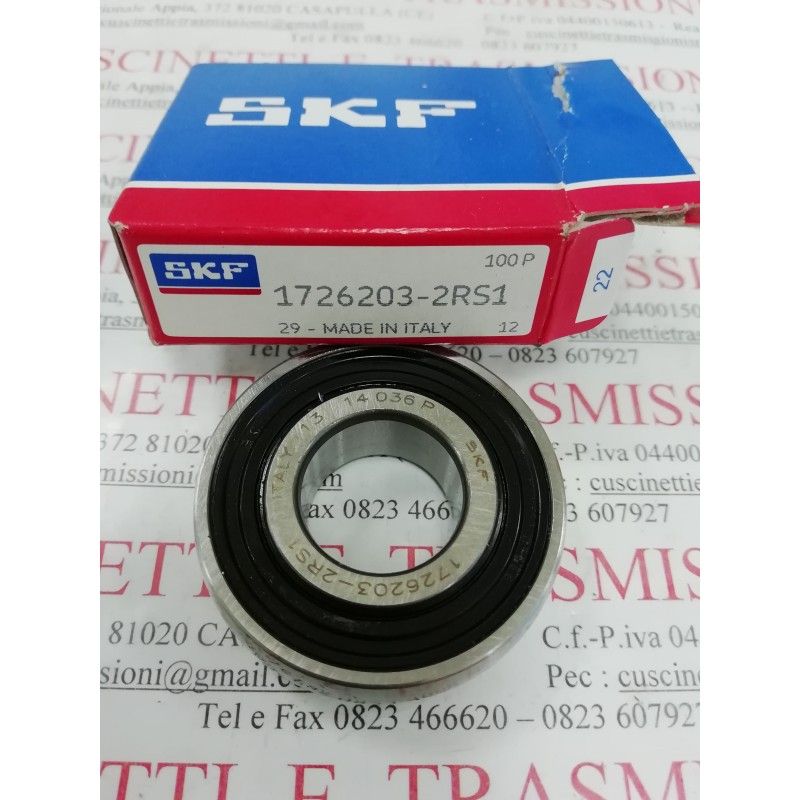 Cuscinetto 1726203-2RS1 SKF 17x40x12 Weight 0,0615 17262032rs1,1726203,203nppb,6203see,cs6203,cs203llu,ud203,k6203