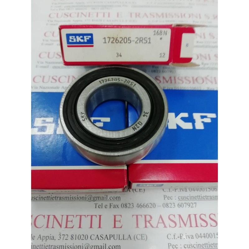 Cuscinetto 1726205-2RS1 SKF 25x52x15 Weight 0,1147 17262052rs1,1726205,205nppb,6205see,cs6205,cs205llu,ud205,k6205