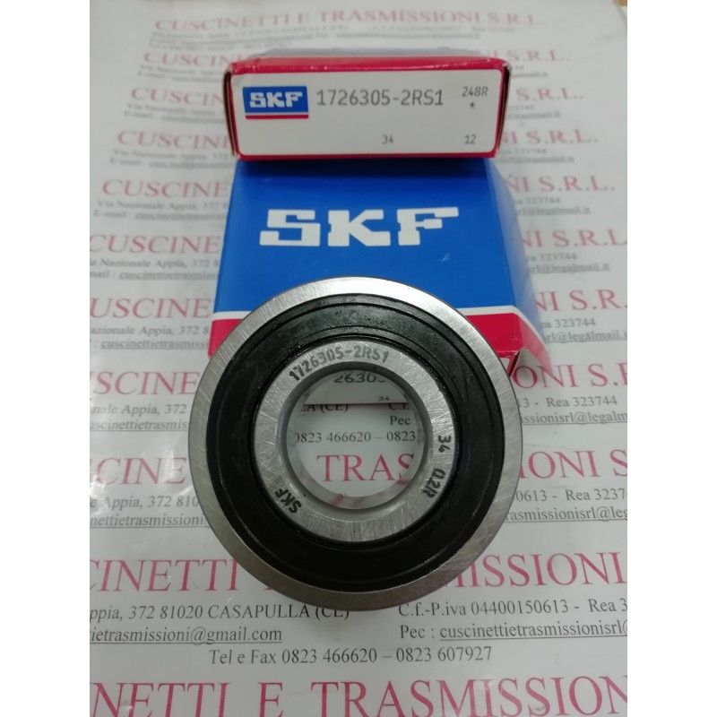 Cuscinetto 1726305-2RS1 SKF 25x62x17 Weight 0,215 17263052rs1,1726305,305nppb,6305see,cs305,cs305llu,ud305,k6305