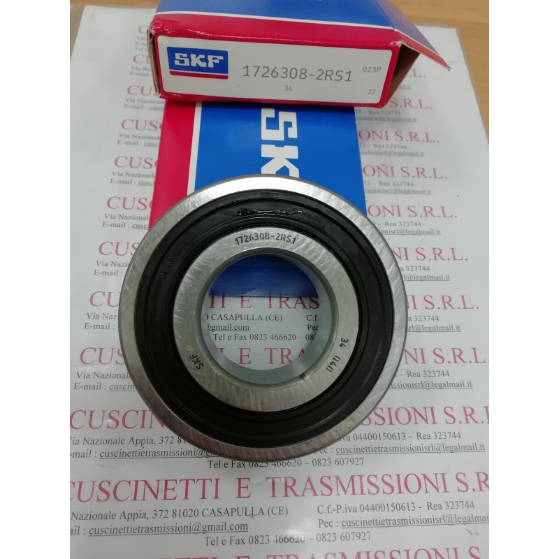 Cuscinetto 1726308-2RS1 SKF 40x90x23 Weight 0,588 17263082rs1,1726308,308nppb,6308see,cs308,cs308llu,ud308,k6308