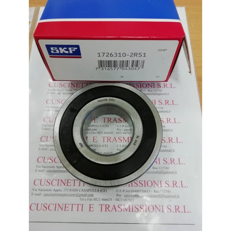 Cuscinetto 1726310-2RS1 SKF 50x110x27 Weight 1,023 17263102rs1,1726310,310nppb,6310see,cs310,cs310llu,ud310,k63109 Cuscinetto 1726310-2RS1 SKF 50x110x27 Weight 1,023 17263102rs1,1726310,310nppb,6310see,cs310,cs310llu,ud310,k63109
