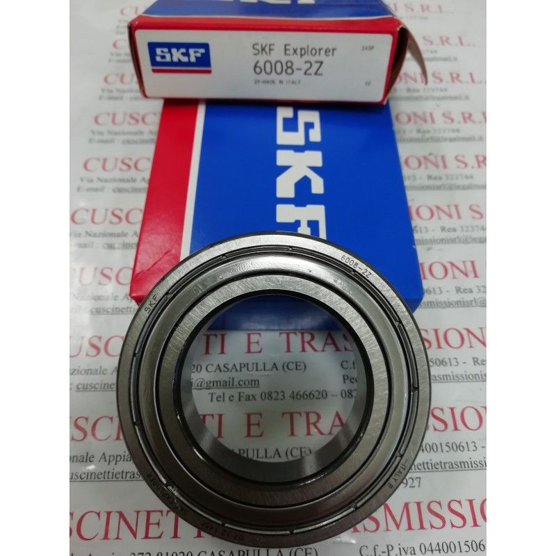 Cuscinetto Rigido a Sfere 6008-2Z SKF 40x68x15 6008-2Z,60082Z,6008-ZZ,6008-C-2Z,6008ZZ,6008-2Z,6008/2Z,6008/ZZ