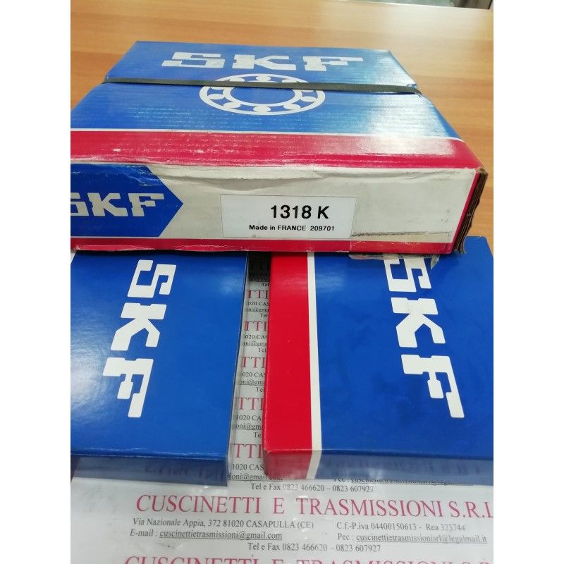 Cuscinetto 1318 K SKF 90x190x45,001 Weight 5,71 1318K,1318-K,