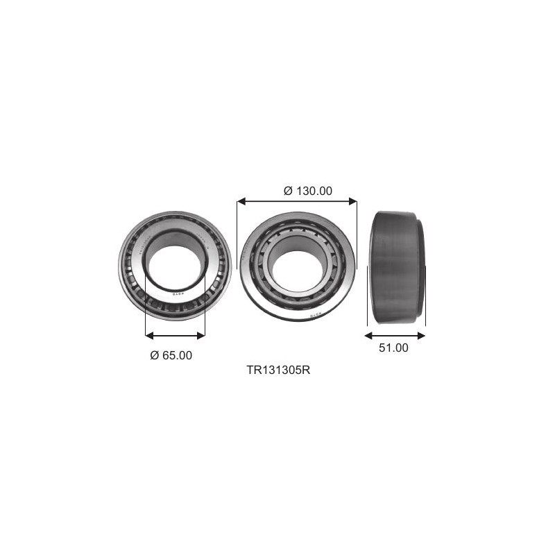 Cuscinetto TR 131305 R KOYO (65x130x51) Weight 3,640 TR131305R,03453-42000 MITSUBISHI,