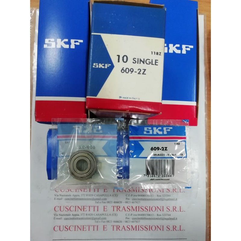 Cuscinetto 609-2Z SKF 9x24x7 Weight 0,0145 6092z,609-2z,609zz,609-zz,6092zhlc,609-2z-hlc,