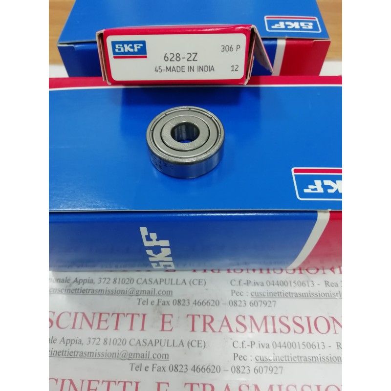 Cuscinetto 628-2Z SKF 8x24x8 Weight 0,018 6282Z,628ZZ,