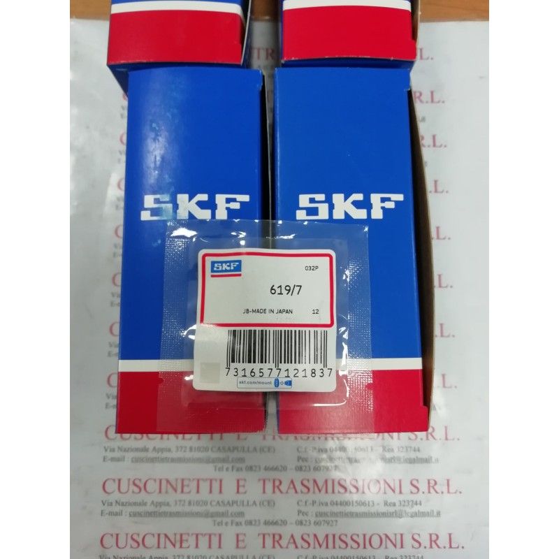 Cuscinetto 619/7 SKF 7x17x5 Weight 0,0043 6197,619/7