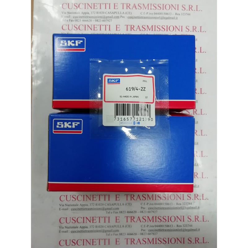 Cuscinetto 619/4-2Z SKF 4x11x4 Weight 0,0016 61942Z,619/4-2Z Cuscinetto 619/4-2Z SKF 4x11x4 Weight 0,0016 61942Z,619/4-2Z