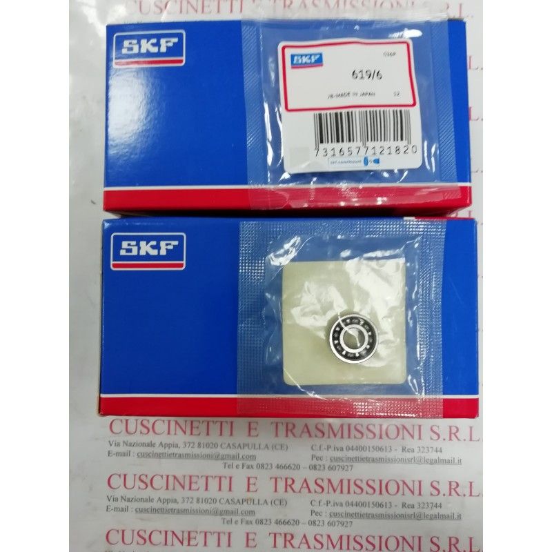 Cuscinetto 619/6 SKF 6x15x5 Weight 0,0038 6196,619/6 Cuscinetto 619/6 SKF 6x15x5 Weight 0,0038 6196,619/6