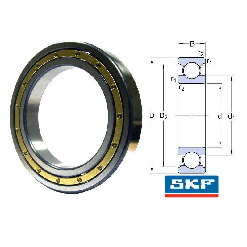 Cuscinetto 6234 M SKF 170x310x52 Weight 17,5 6234M,6234-M,6234/M Cuscinetto 6234 M SKF 170x310x52 Weight 17,5 6234M,6234-M,6234/M