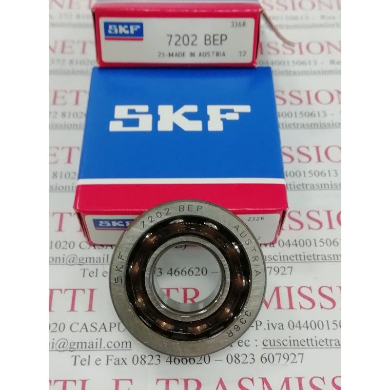 Cuscinetto 7202 BEP SKF 15x35x11 Weight 0,0436 7202,7202bep,7202btvp,7202bxltvp,7202tvh,7202b,7202tn,7202btn