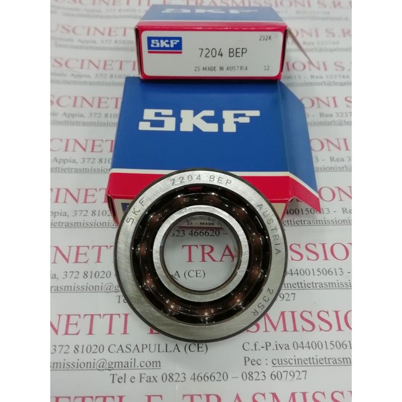 Cuscinetto 7204 BEP SKF 20x47x14 Weight 0,102 7204,7204bep,7204btvp,7204bxltvp,7204tvh,7204b,7204tn,7204btn