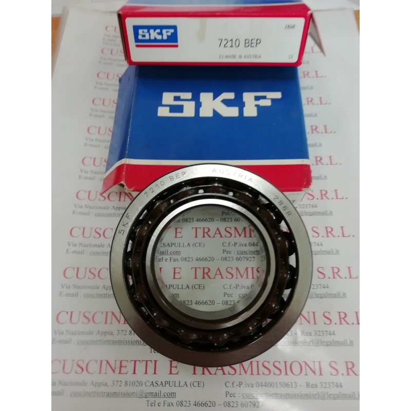 Cuscinetto 7210 BEP SKF 50x90x20 Weight 0,453 7210,7210BEP,7210BTVP,7210BXLTVP Cuscinetto 7210 BEP SKF 50x90x20 Weight 0,453 7210,7210BEP,7210BTVP,7210BXLTVP