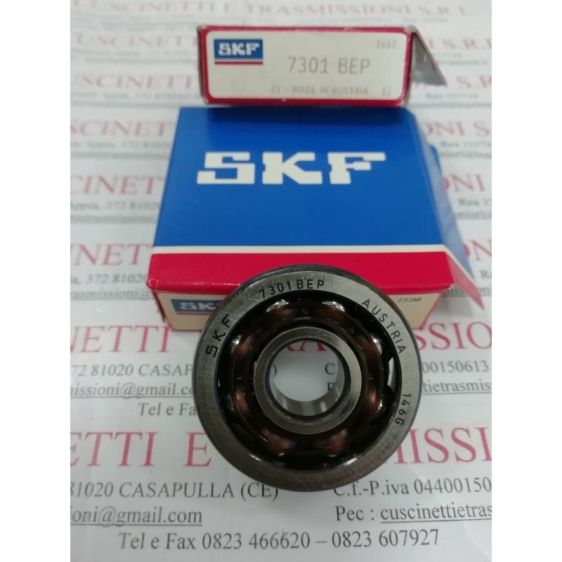 Cuscinetto 7301 BEP SKF 12x37x12 Weight 0,059 7301BEP