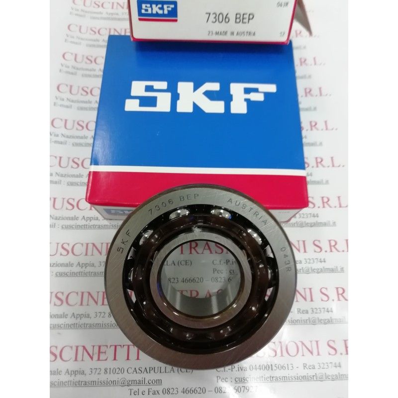 Cuscinetto 7306 BEP SKF 30x72x19 Weight 0,331 7306BEP