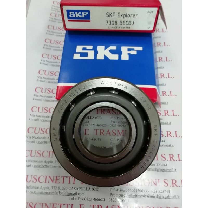 Cuscinetto 7308 BECBJ SKF 40x90x23 Weight 0,654 7308BECBJ,