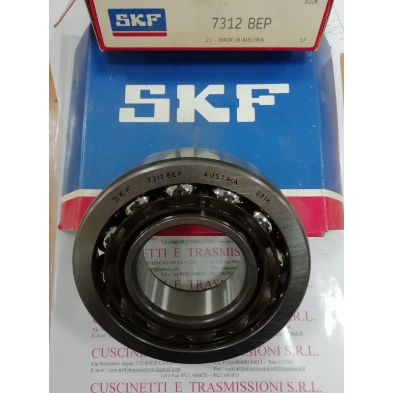 Cuscinetto 7312 BEP SKF 60x130x31 Peso 1,708 7312BEP Cuscinetto 7312 BEP SKF 60x130x31 Peso 1,708 7312BEP