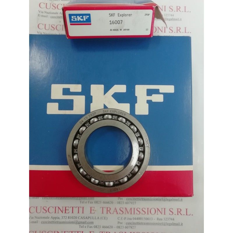 Cuscinetto 16007 SKF 35x62x9 Weight 0,108 16007 Cuscinetto 16007 SKF 35x62x9 Weight 0,108 16007