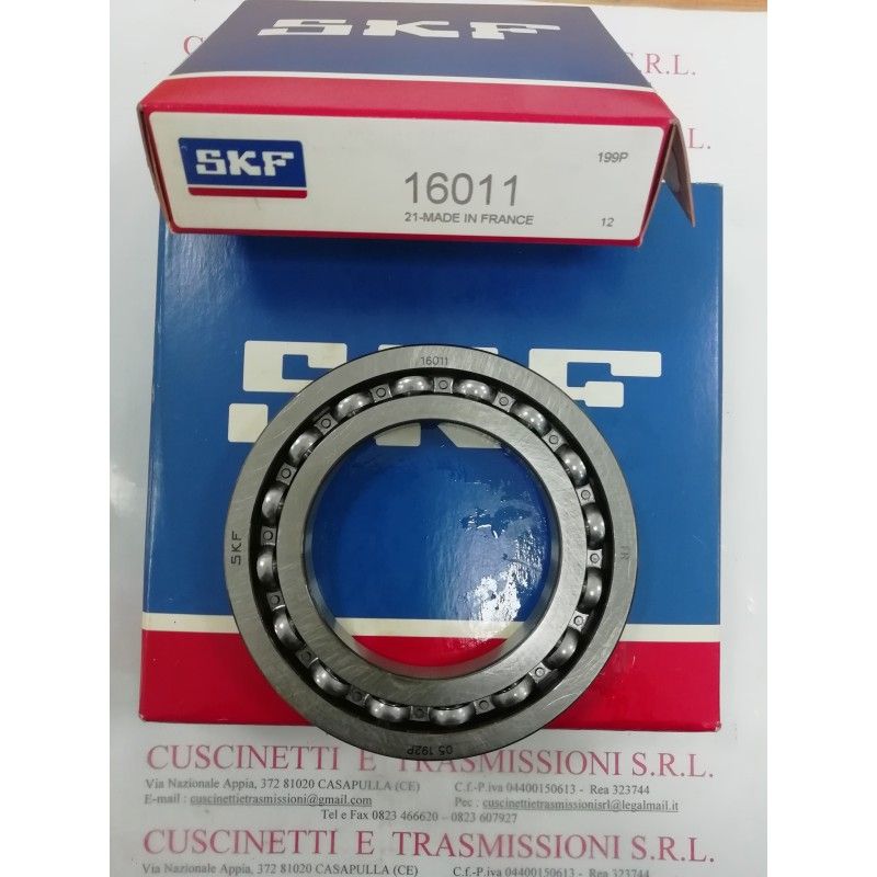 Cuscinetto 16011 SKF 55x90x11 Weight 0,269 16011 Cuscinetto 16011 SKF 55x90x11 Weight 0,269 16011