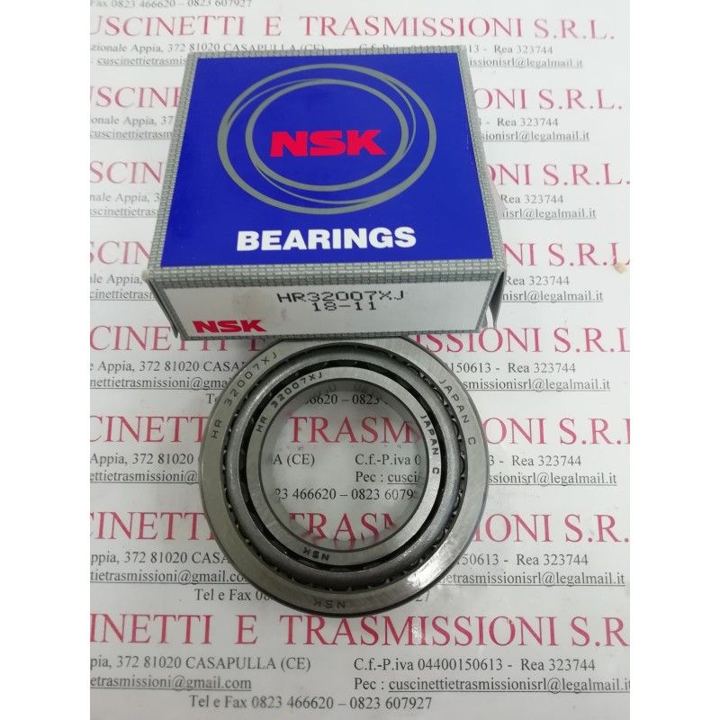 Cuscinetto HR 32007 XJ NSK (35x62x18/14) Weight 0,235 32007XJ,32007JR