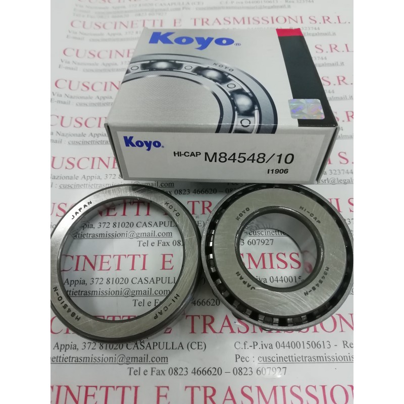 Cuscinetto M84548/M84510 Koyo 25,4x57,15x19,431 Weight 0,245 M84548/510,84548/84510,4TM84548/M84510,84548-99401,84548/10,