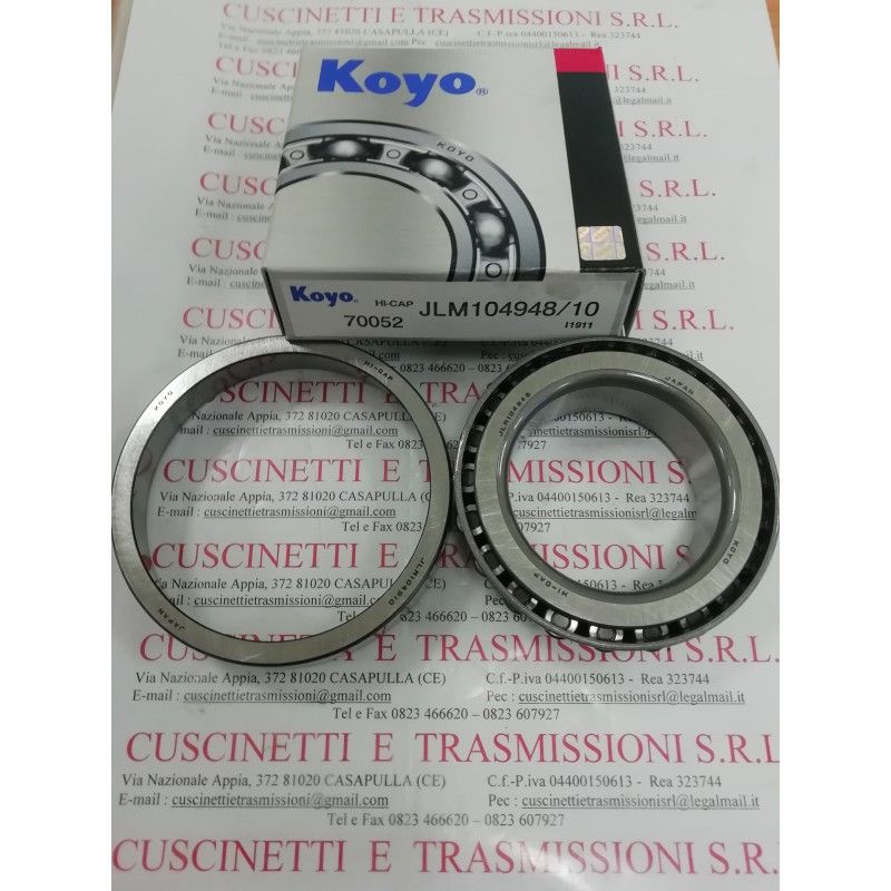 Cuscinetto HI-CAP JLM 104948/10 Koyo (50x82x21,5) Weight 0,435 JLM104948/10,104948/104910,104948/910,4T-JLM104948/JLM104910