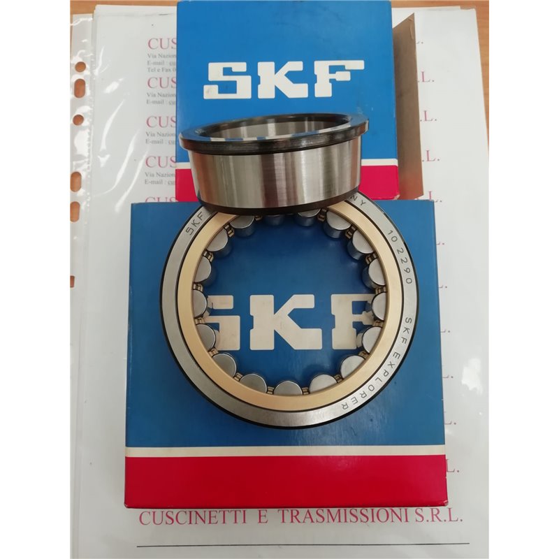 Cuscinetto NJ 2212 ECM SKF 60x110x28 Weight 1,226 NJ2212ECM