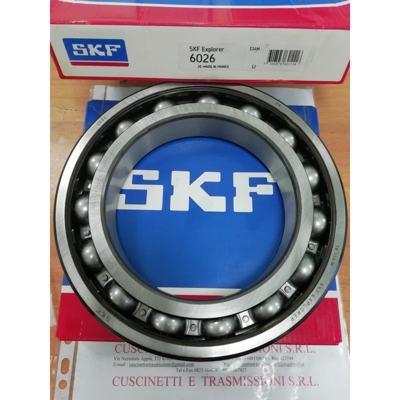 Cuscinetto 6026 SKF 130x200x33 Weight 3,2004 6026