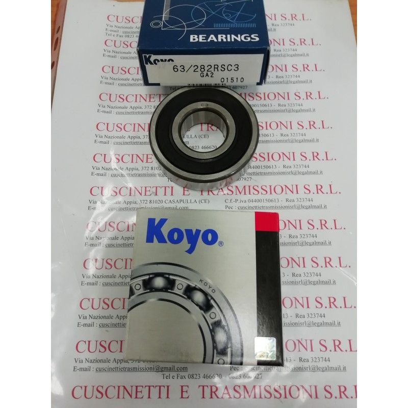 Cuscinetto 63/28 2RS C3 Koyo (28x68x18) Weight 0.300 63/282RSC3,63/28-2RS-C3