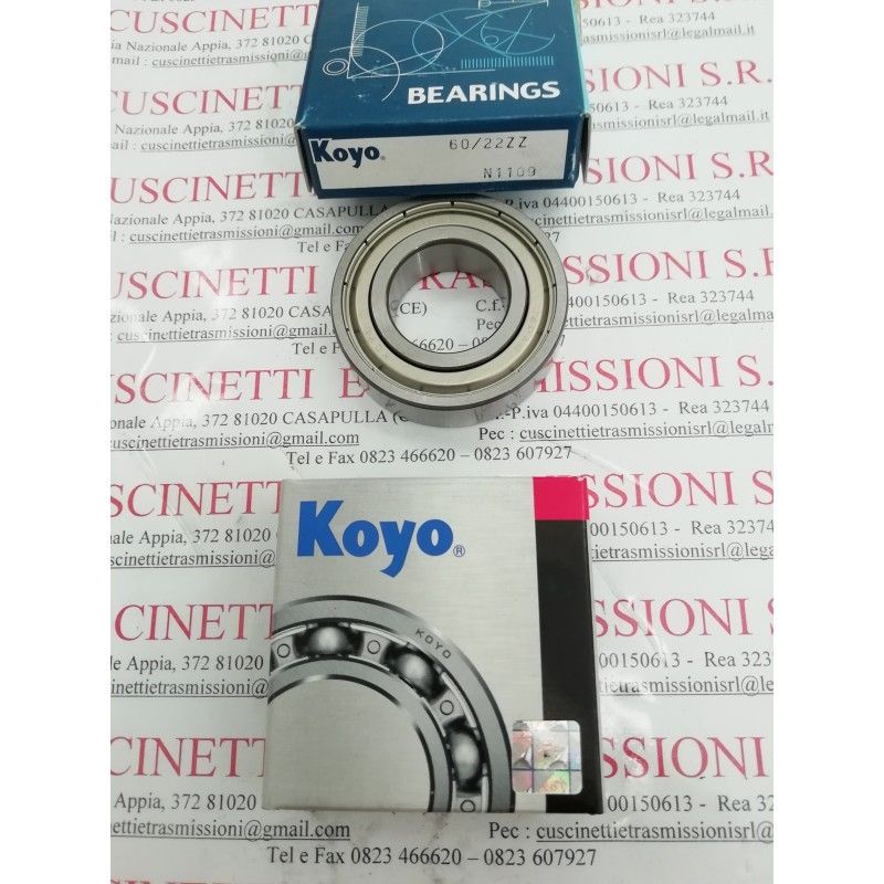 Cuscinetto 60/22 2Z Koyo (22x44x12 Weight 0,072) 60/222Z