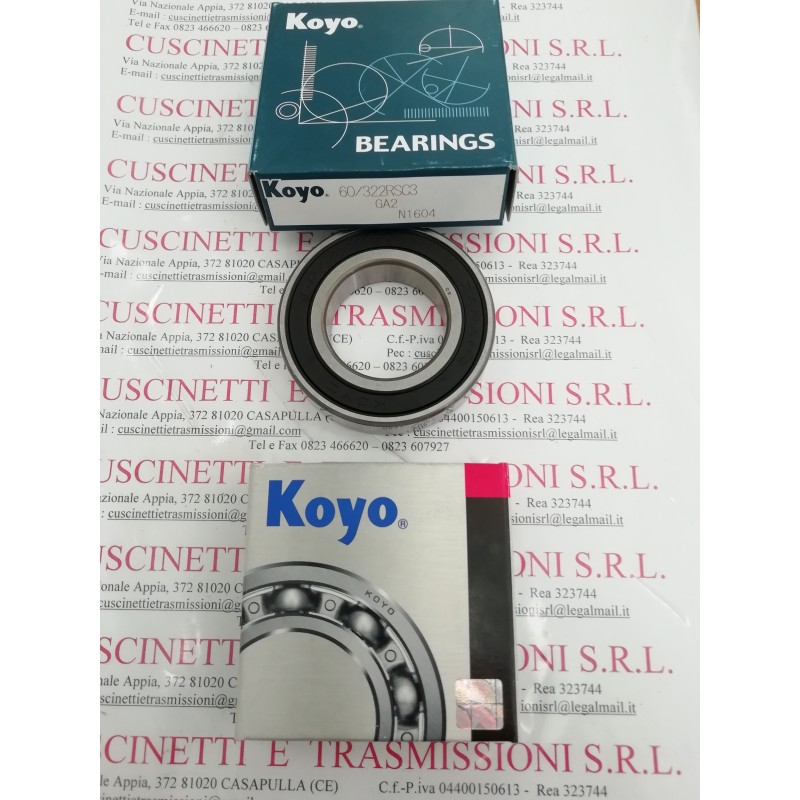 Cuscinetto 60/32 2RS C3 Koyo (32x58x13 Weight 0,125) 60/322RSC3,60/32-2RS-C3,