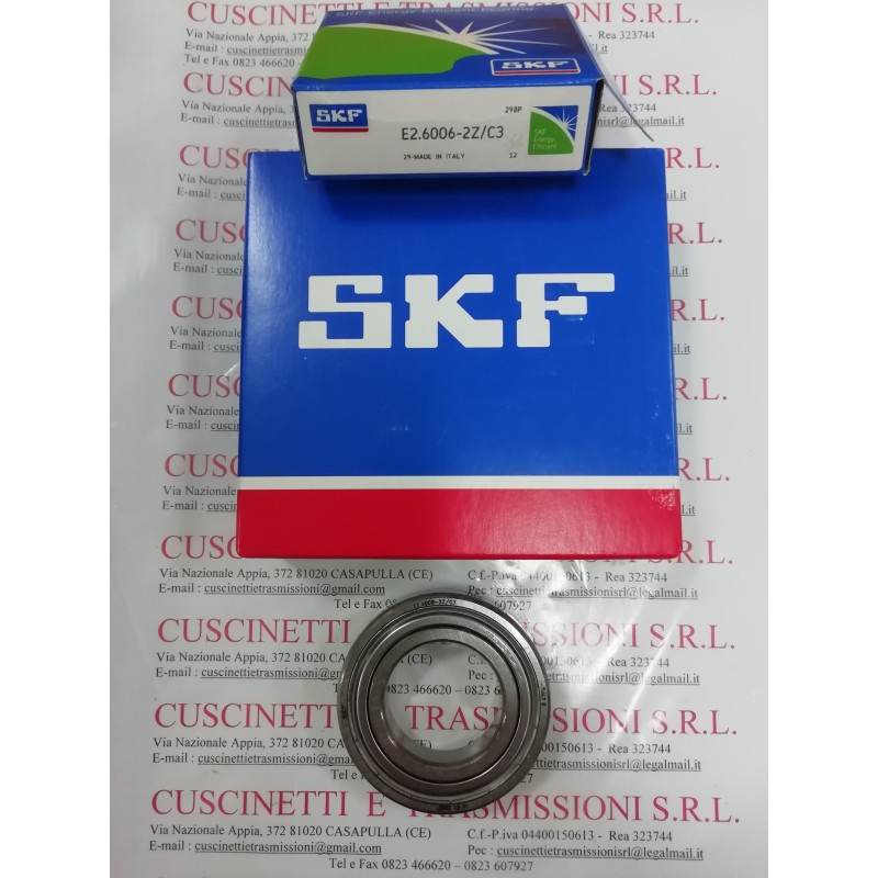 Cuscinetto E2.6006-2Z/C3 SKF 30x55x13 Weight 0,1133 E260062ZC3,E2-6006-2Z-C3,6006-2Z-C3-E2, Cuscinetto E2.6006-2Z/C3 SKF 30x55x13 Weight 0,1133 E260062ZC3,E2-6006-2Z-C3,6006-2Z-C3-E2,