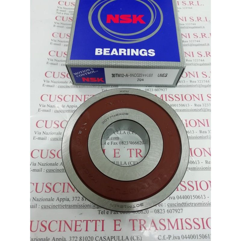 Cuscinetto 30TM12-A-1-N-CG22 NSK 30x80x20 Weight 0,500 30TM12A1NCG22