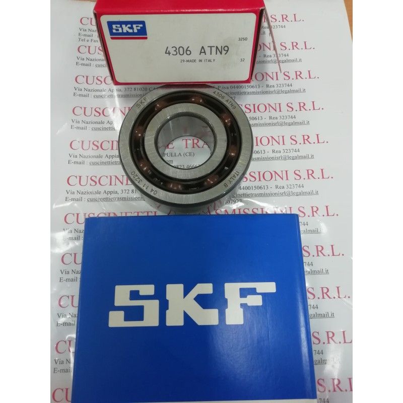 Cuscinetto 4306 ATN9 SKF 30x72x27 Weight 0,496 4306ATN9